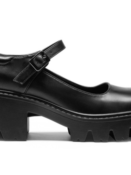 Dream Pairs|Black Chunky Platform Mary Jane Shoes|Black|9.5|NWOB - Picture 10 of 10